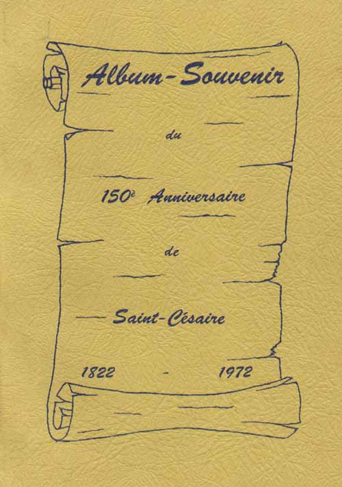Album souvenir du 150e de St-Cesaire