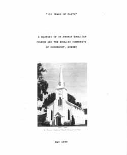 A History of St-Thoams'Anglican church